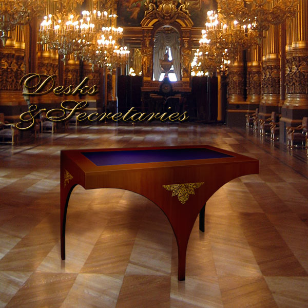SCHREIBTISCHE UND SEKRETARE. Luxus design kunst möbel